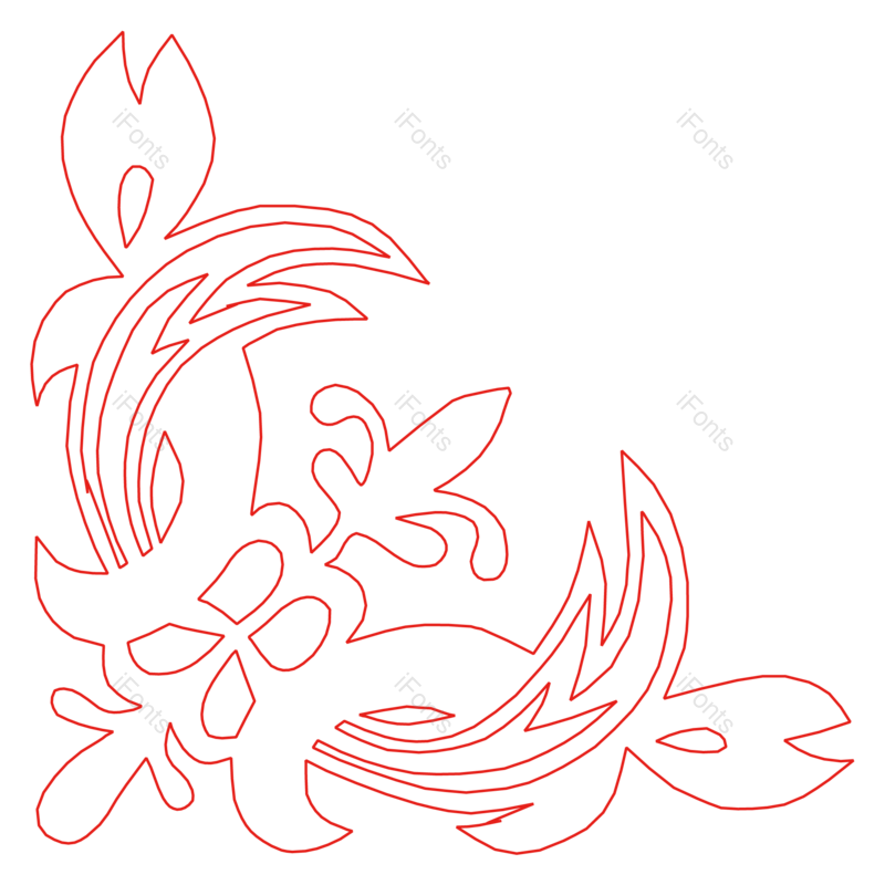 边框图片,中国风元素,花纹PNG,剪纸免抠素材